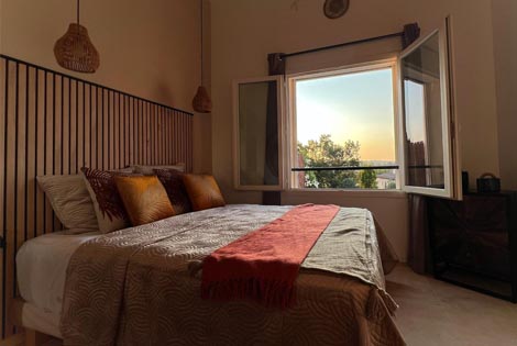 Chambre principale du gîte Le Moulin à Aix-en-Provence